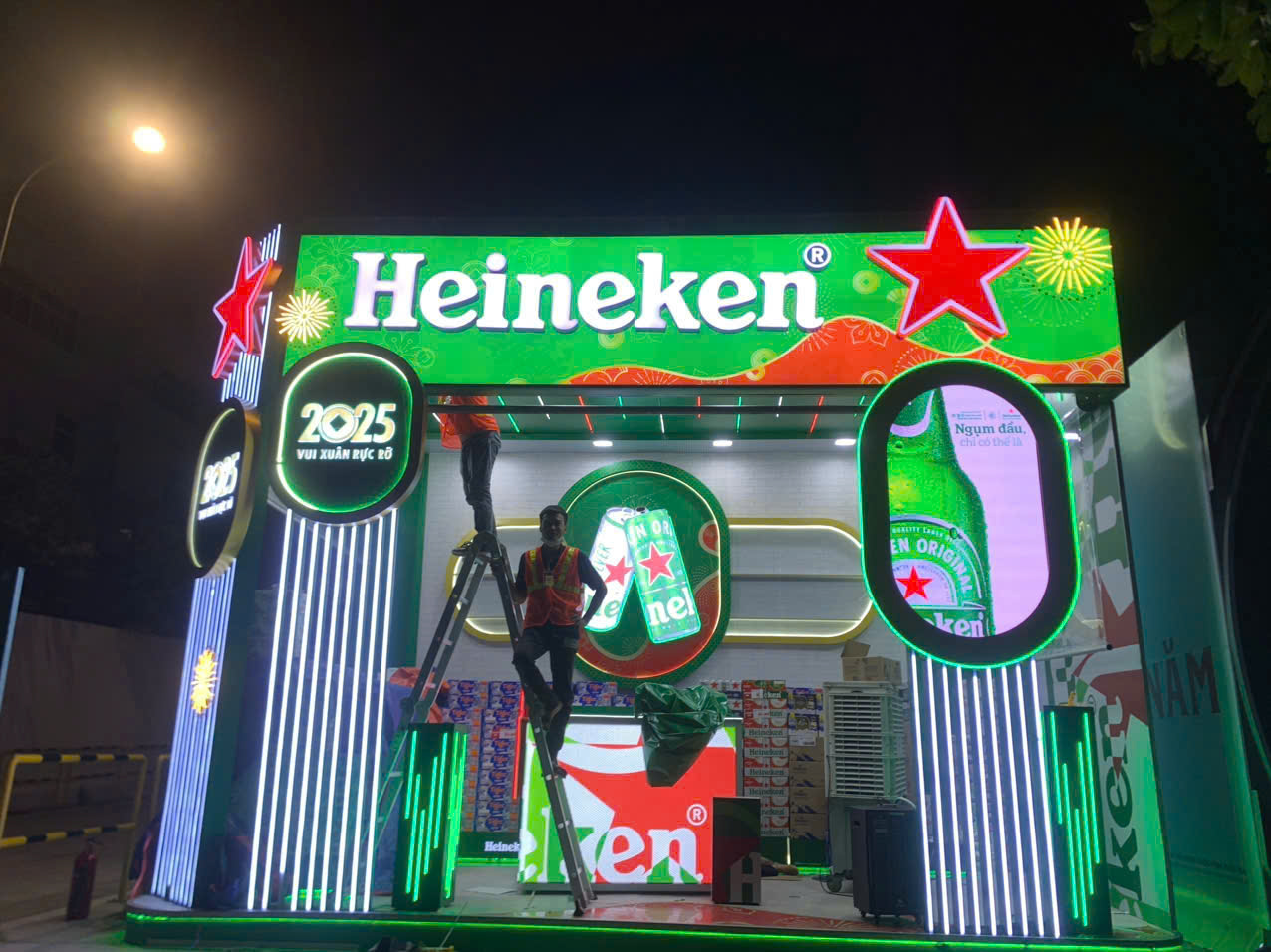 Thi công Cổng chào, booth sự kiện, mô hình LED & bộ nhận diện cho HỆ THỐNG POSM & SỰ KIỆN HEINEKEN